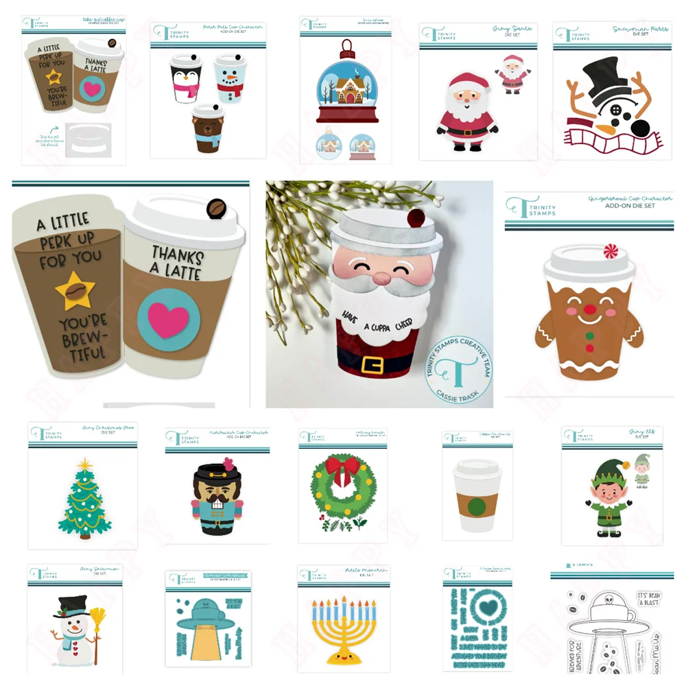 

Coffee Cup Dies Metal Cutting Dies Stamps For Scrapbooking Decoration Embossing Template DIY Greeting Card Handmade 2025 new