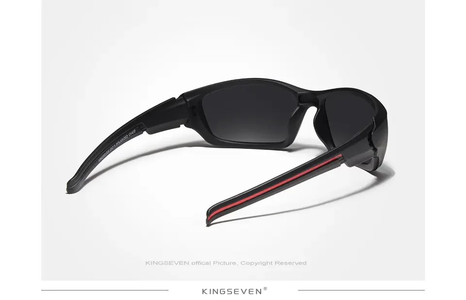 KINGSEVEN Sport Polarisierte Sonnenbrille Männer Brille TR90 Material Anti-UV Fahrrad Sonnenbrille Komfort Brillen – Detail 4