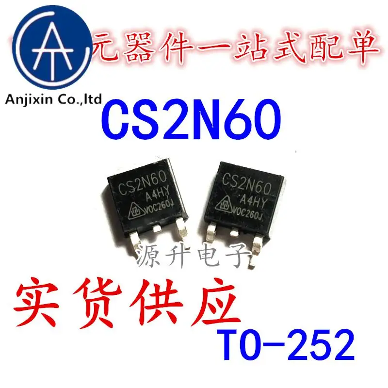 50PCS 100% orginal new CS2N60A4HY CS2N60 field effect MOS tube patch TO-252