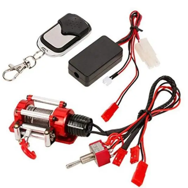 1/10 Scale Crawler Car Winch Practical 1/10 Vehicle Electric Winch