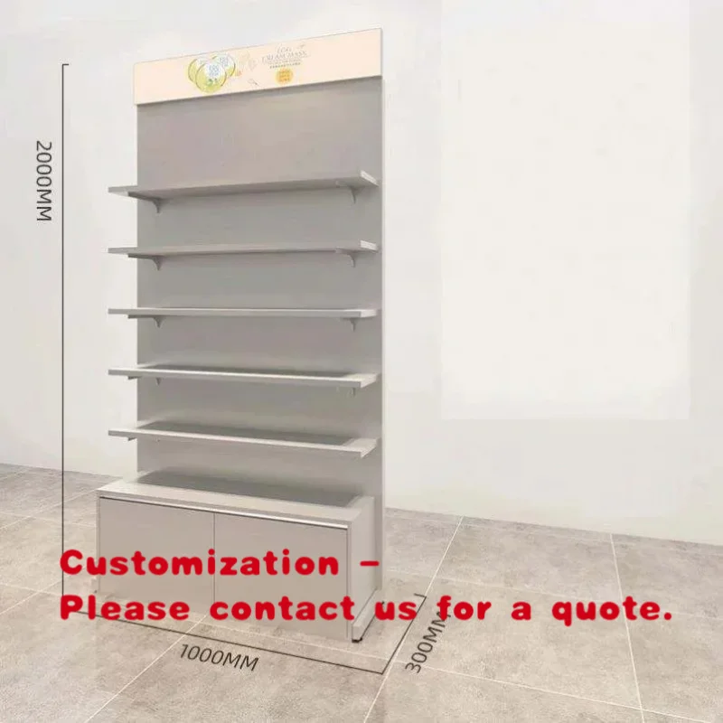 custom.Modern Durable Nail Cosmetics Supermarket Shelves Waterproof Beauty Products Display Iron Plastic Customizab