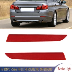 Rear Bumper Reflector Brake light For BMW 5 5 Series F10 LCI 518 520 525 528 530 535 2012 2013 2014 2015 2016