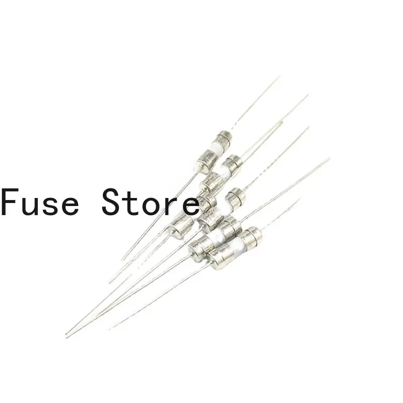 50PCS 3.6x10mm Ceramic Fuse  Tube T0.5A 1A 3.15A 6.3 10A 250V With Pin