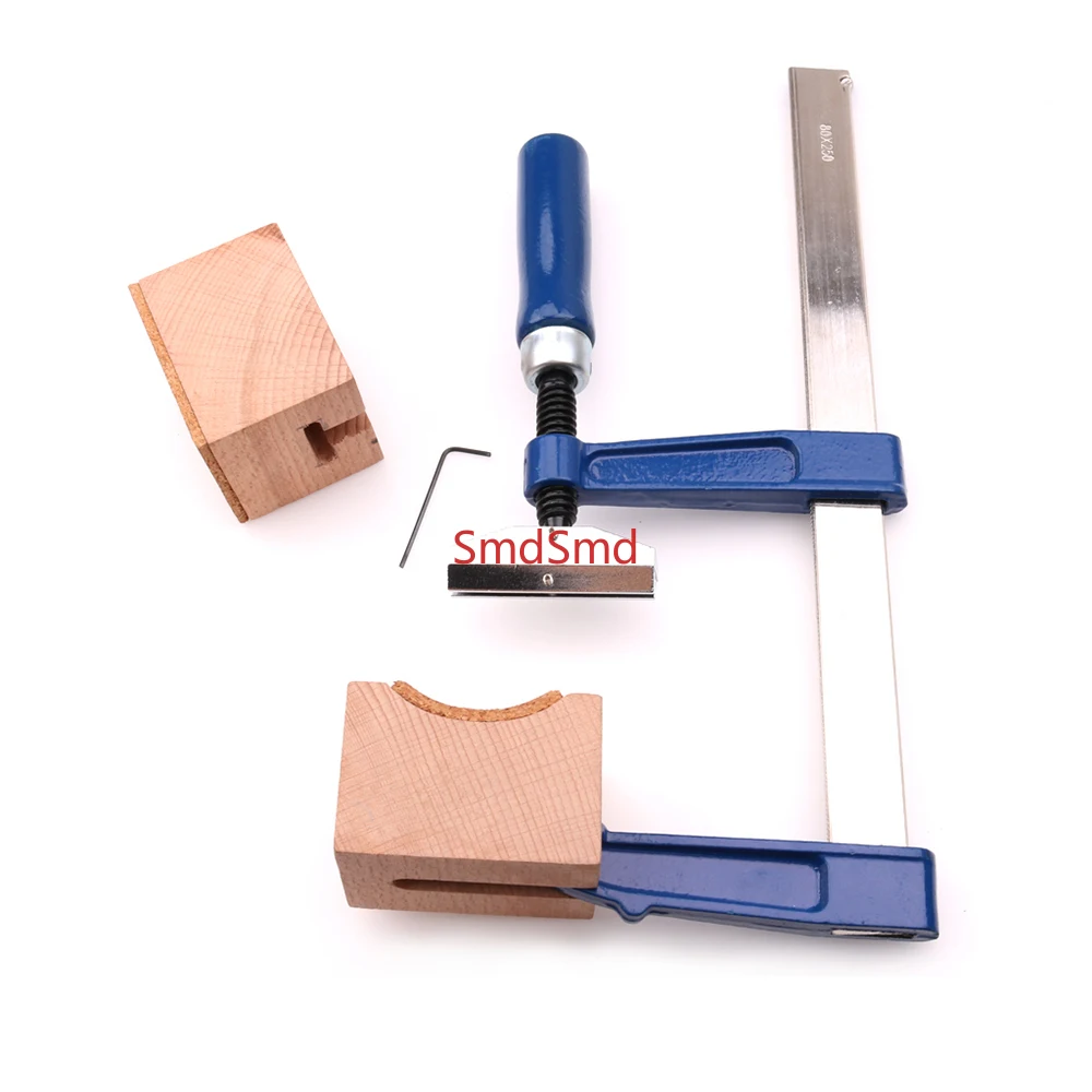 Guitar Bass Fretting Tool Fingerboard Fretboard Fret Press Tool with Wooden Blocks and Mini Wrench Luthier Tools Accessories Kit