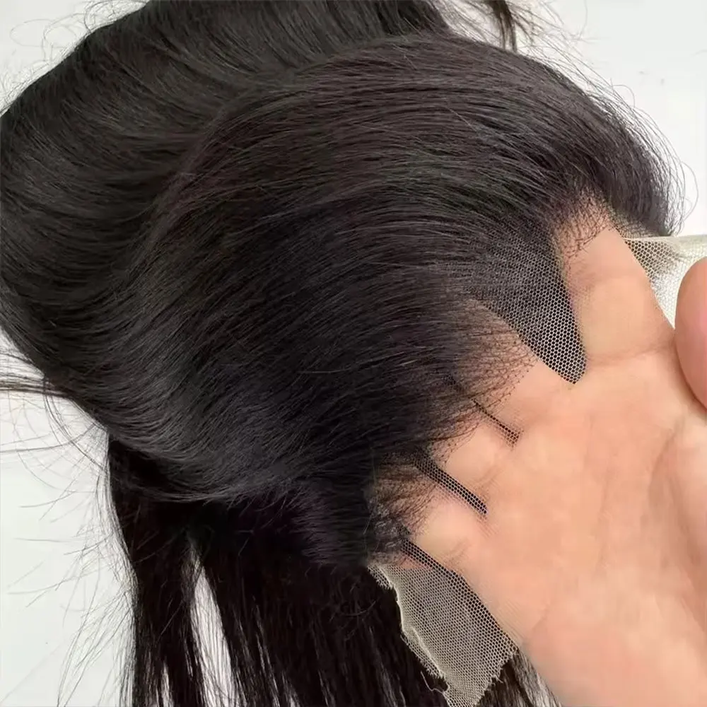 

Straight 13x6 Lace Frontal Wigs Human Hair Wear And Go 5x5 Glueless Human Hair Wig 13x4 Transparent Lace Front For Women Natural Black Wig