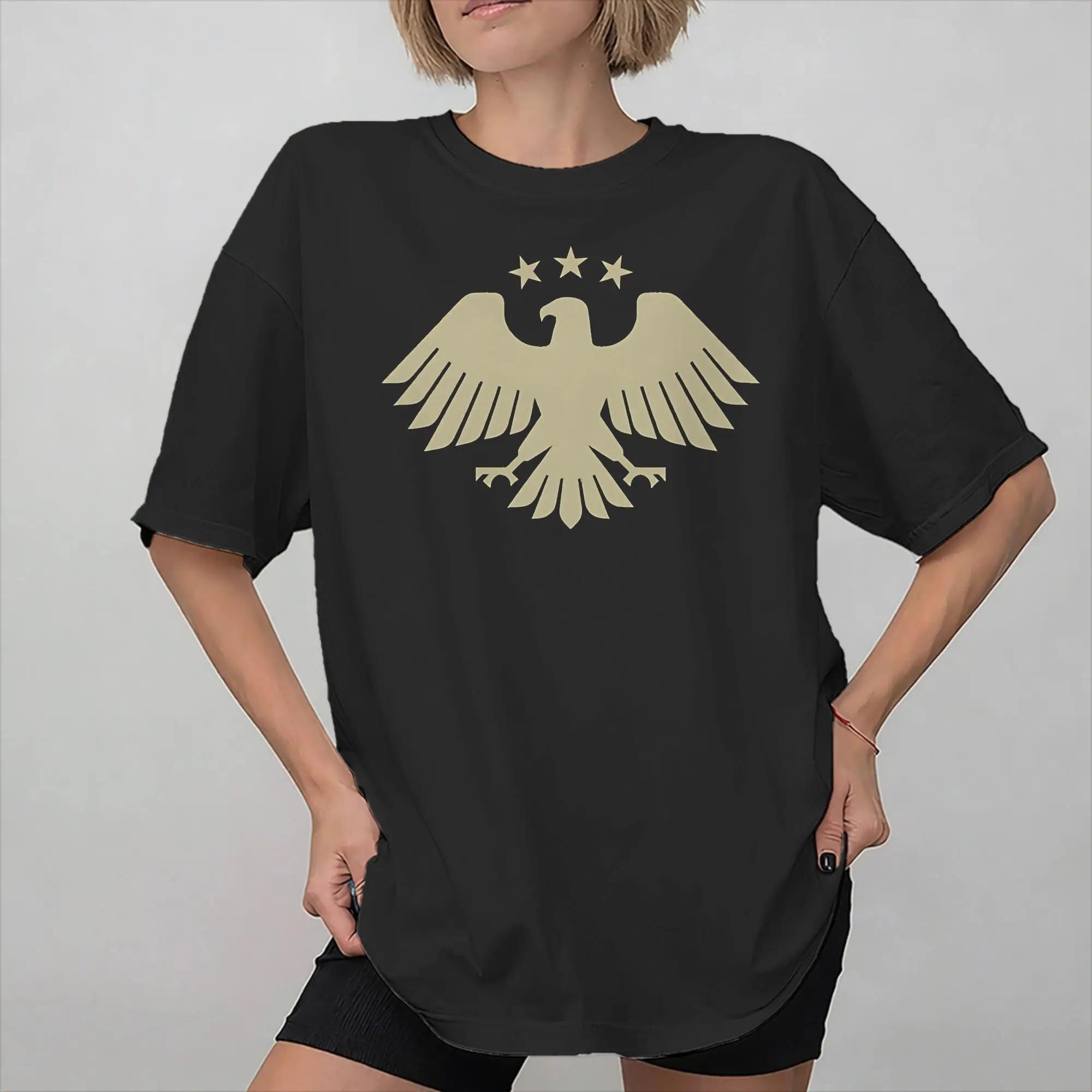 New Arrival Syrian Eagle T Shirt For Unisex  Pure Cotton T-shirts Short Sleeve Clothes