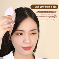 Cordless Electric Hair Massager Brush - Rechargeable Vibrating Comb for Oil Application, Scalp Massage & Detangling