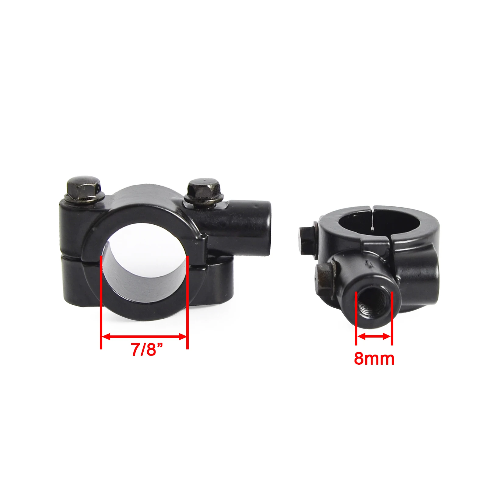 8MM Handlebar Mirror Mount Rearview Mirror Seat For KTM BMW YAMAHA HONDA KAWASAKI Ducati SUZUKI Motorcycle ATV UTV DIRT BIKE