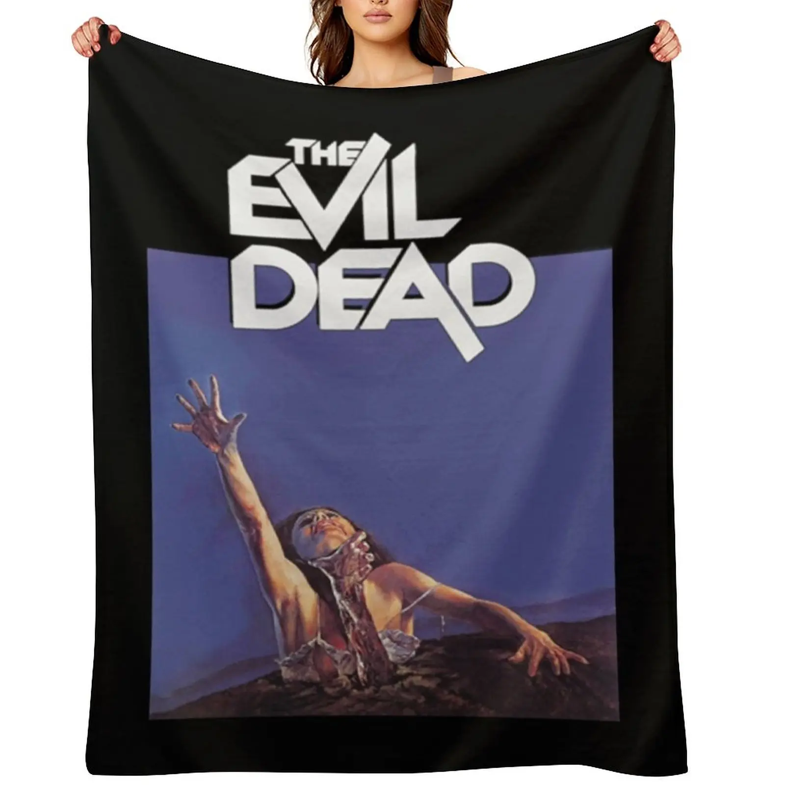 

The Evil Dead (1981) Throw Blanket Luxury Designer sofa bed Flannel Fabric Blankets
