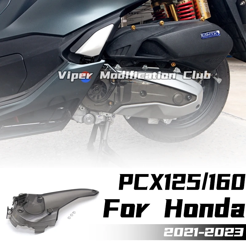 For Honda PCX125 PCX160 ADV160 Modified Engine Protective Cover Intake Cover Transparent Decorative Cover 2021 2022 2023