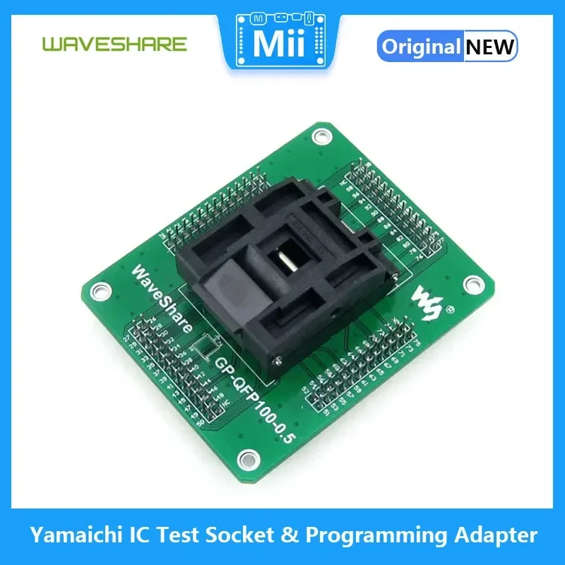 

QFP100 TQFP100 LQFP100 GP-QFP100-0.5 Yamaichi IC Test Socket Programming Adapter 0.5mm Pitch
