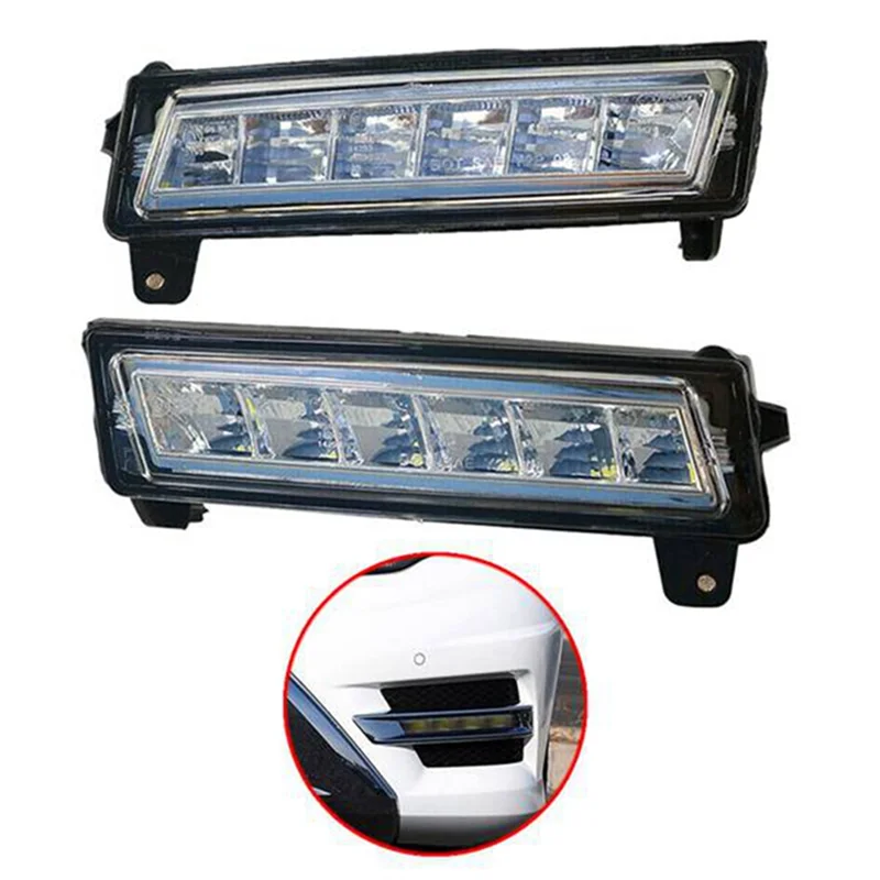 

Car Front LED Fog Lamp Daytime Running Light A1649060151 A1649060251 For Mercedes-Benz ML GL GLK W164 X164 X204