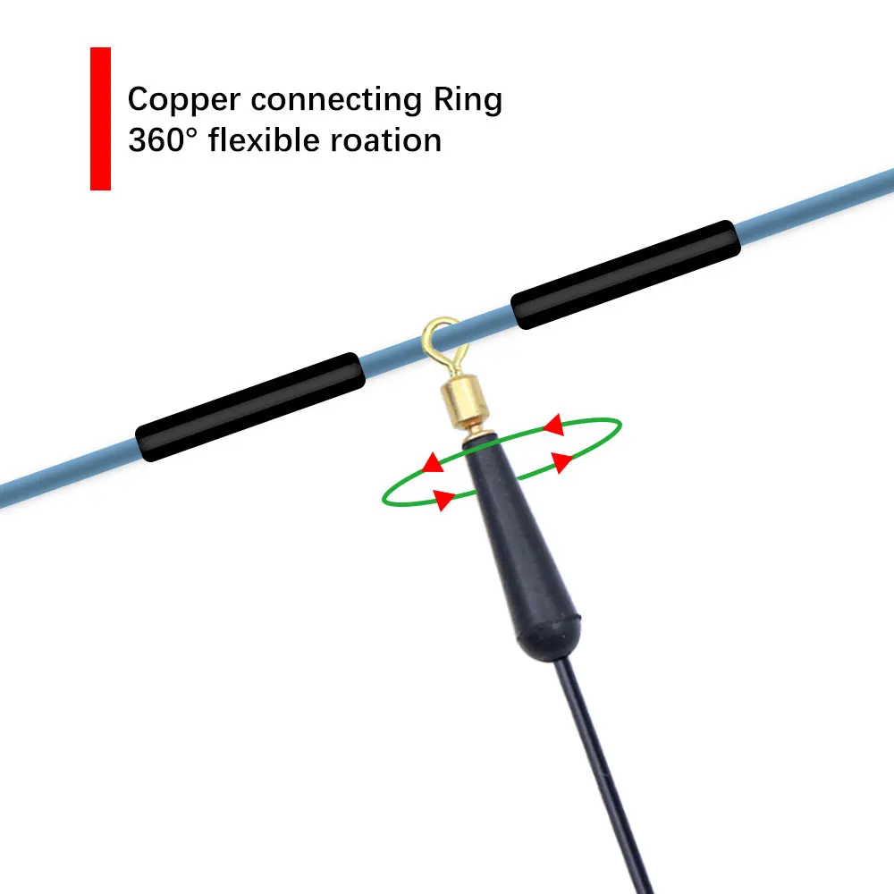 20 قطعة اكسسوارات الصيد النحاس حلقة يدور تعويم مساند عالية السرعة دوران المرونة الانجراف مقعد الأسماك الكارب معالجة #4