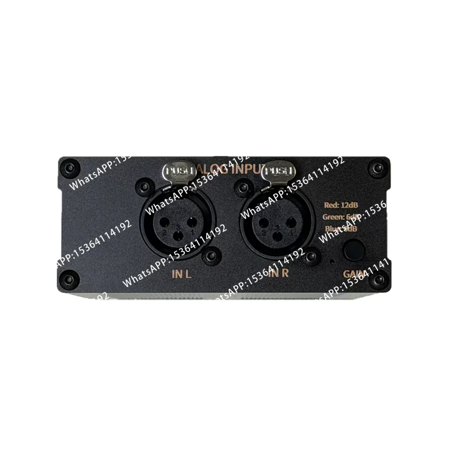 USB To Balanced Analog Output/ Balanced Analog Input for Recording Via USB