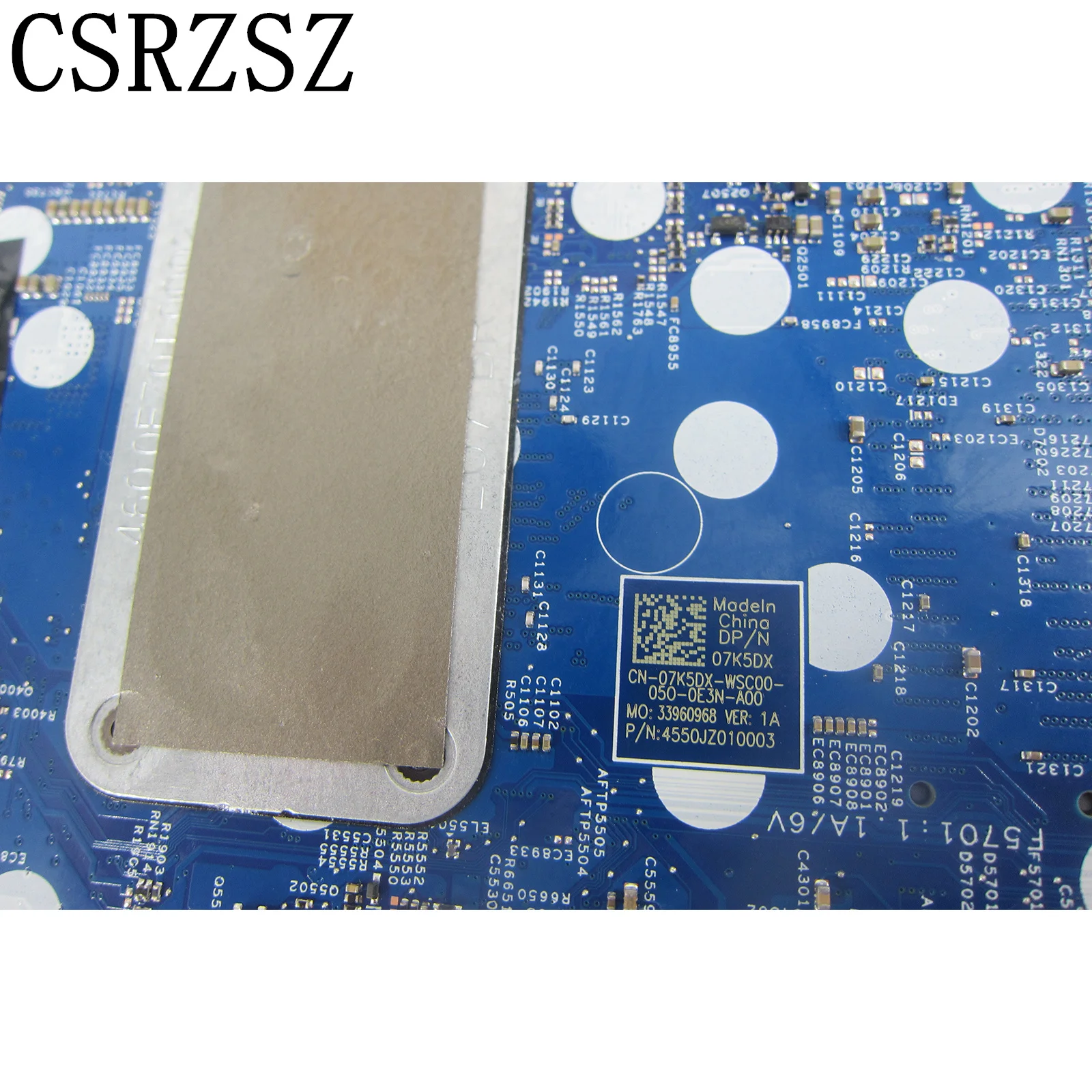 For Dell inspiron 5400 7500 Laptop motherboard with i7-1065G7 CPU  CN-07K5DX 07K5DX 7K5DX 19785-1  work well