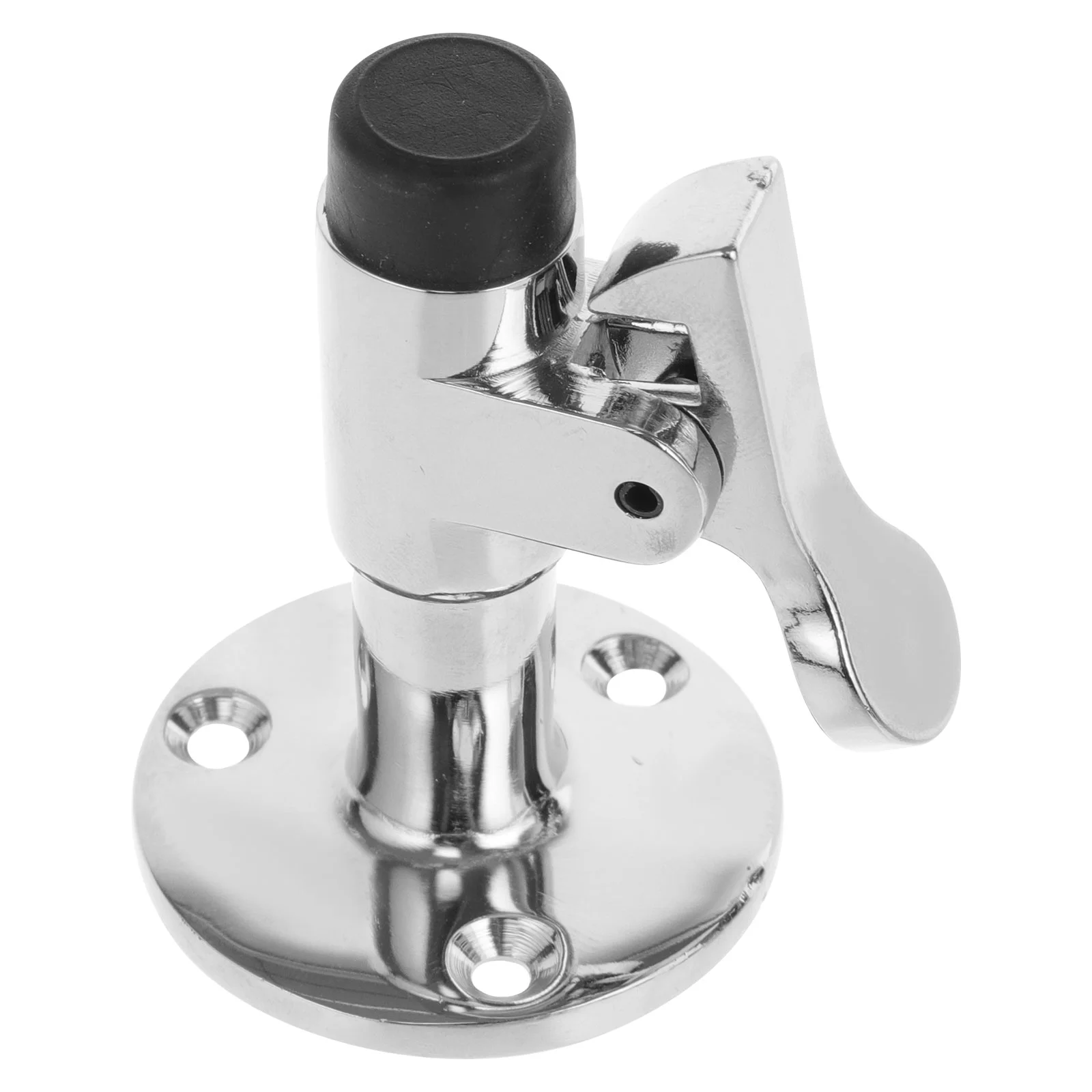 Door Knob Marine Windproof Fixer Polished Catch Stop Smooth Stopper with Hook 700X500X500CM Sturdy Fixing Holder Silver