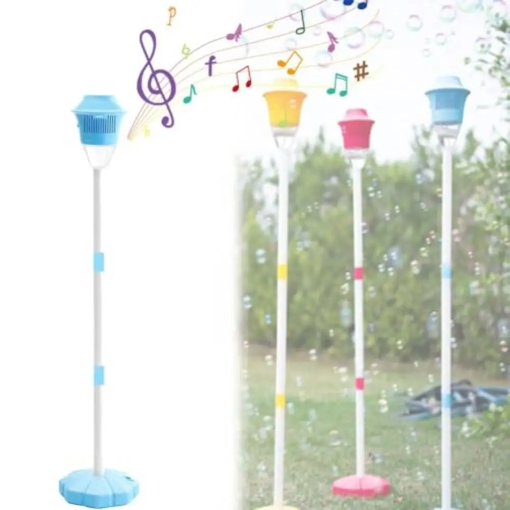 New Rechargeable Bubble Maker Automatic With Stand Bubble Torch With Night Light And Music Bubble Garden Lamp for Wedding