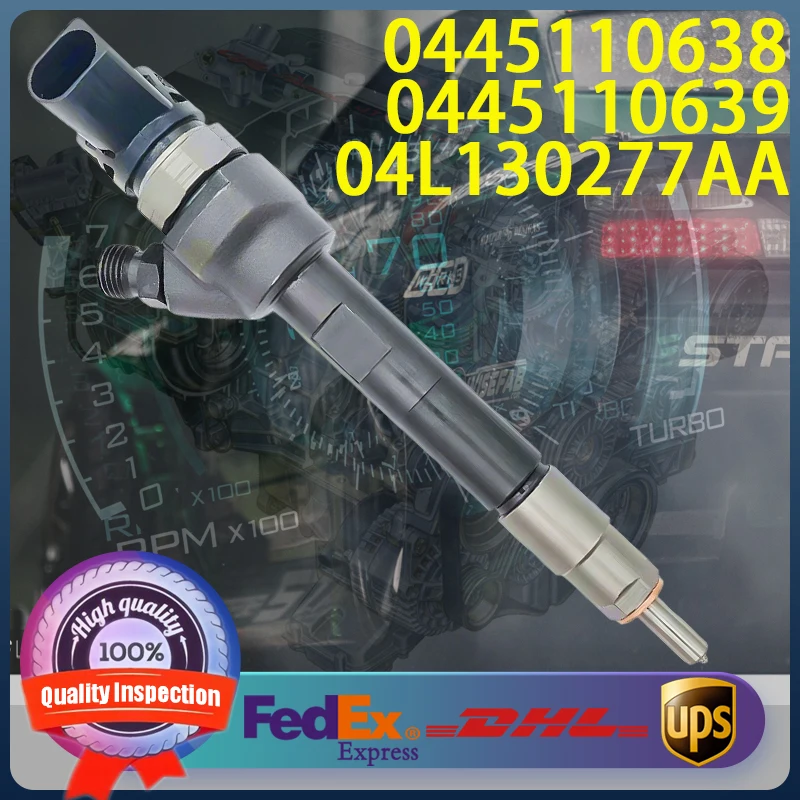 

0445110638 0445110639 04L130277AA Форсунка Common Rail для двигателя Audi A3 Skoda Kodiaq Volkswagen Golf Passat Tiguan 2.0
