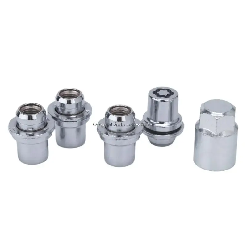 Wheel Lock with Thread Specification, Steel Construction, Keyed Removal Pattern and Round Flanged for Vehicle 00276-00900