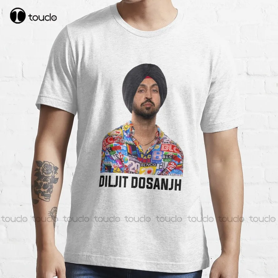 Diljit Dosanjh T-Shirt White T Shirt New Popular Digital Printing Tee Shirt Funny Art Harajuku Streetwear Cartoon Christmas Gift