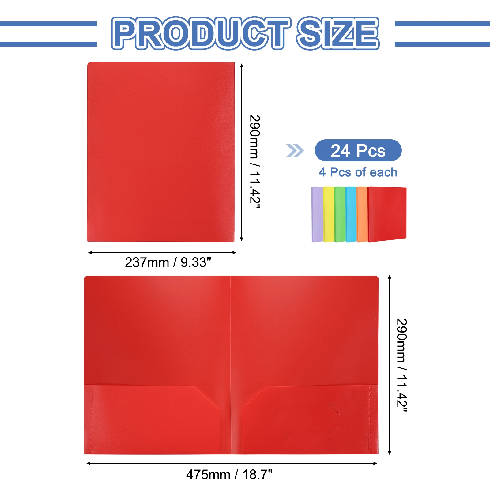 24-36pcs-plastic-folders-with-pockets-two-pocket-letter-size-heavy-duty-plastic-pocket-folders-for-office-business-card-holder