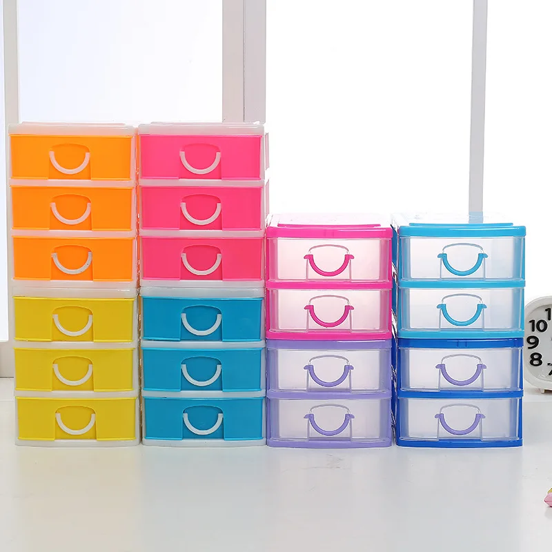 

Simple and Cute Desktop Storage Box, Office Small Drawer, Cabinet Organizer