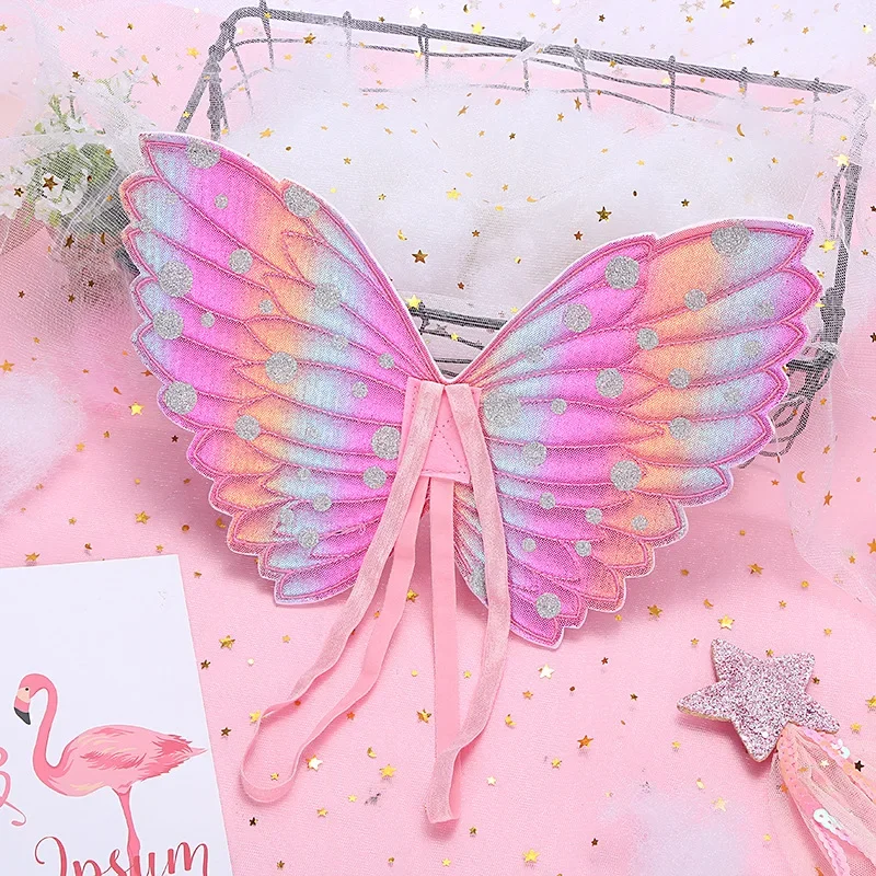 Butterfly Wings Angel Wings Children\'s Festival Performance Decoration Fairy Stick Unicorn Party Decor Birthday Party Decor