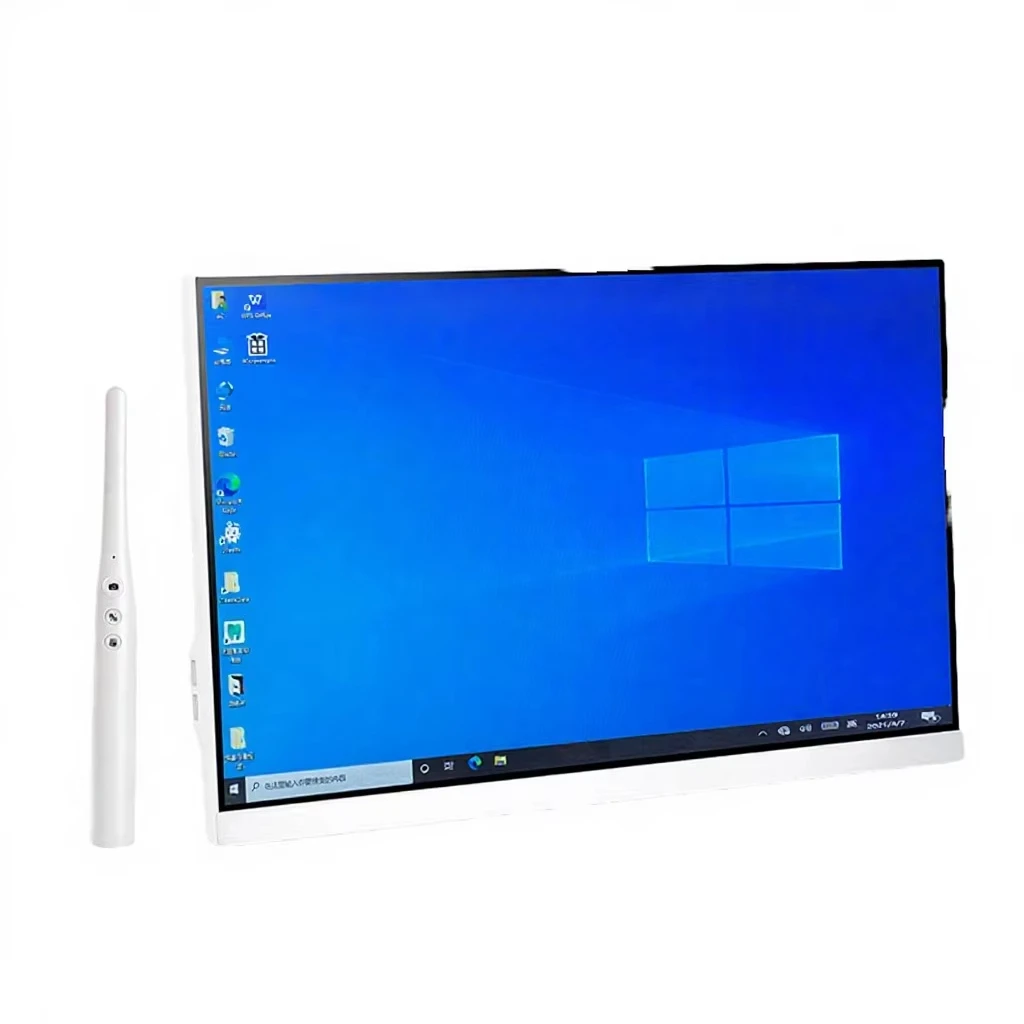 Electric Dental Intraoral Camera Touch Screen Plastic 23.8 Inch Computer All-in-One Model
