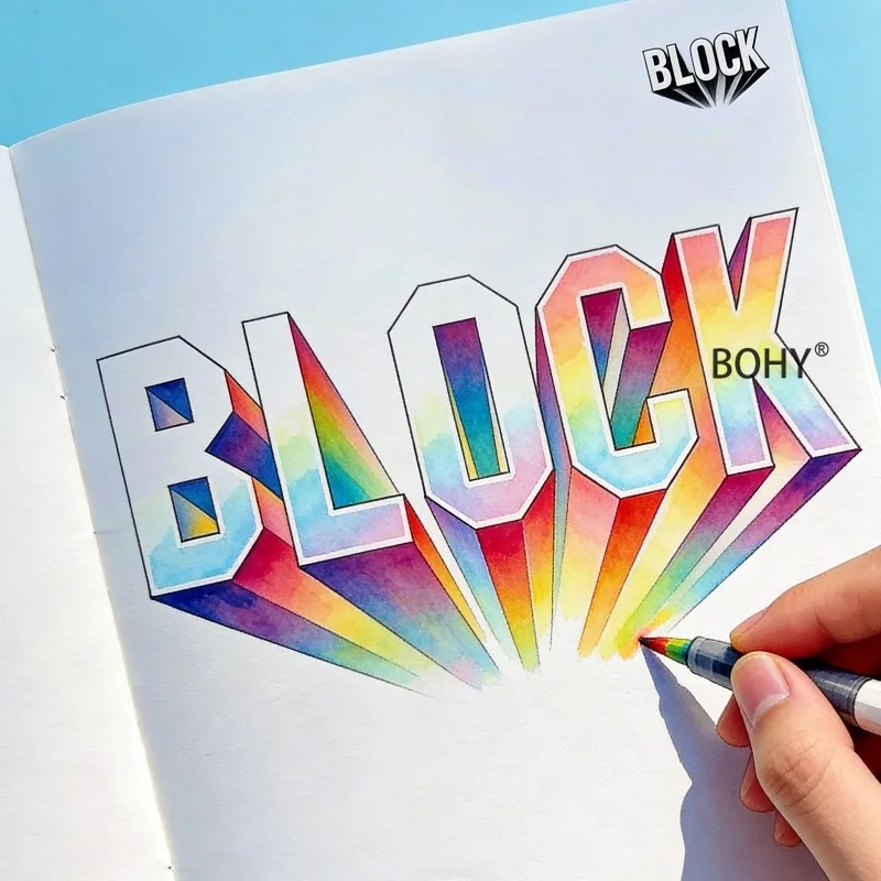 1 Space Illusion Description Coloring Book, Include Penrose Steps, 3D Fonts, Wall Breaking Animals and Other Themes, 16 Pages