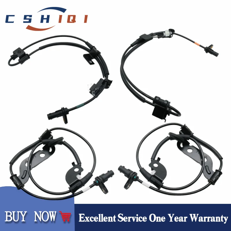 4PCS ABS Wheel Speed Sensor Front Rear Left Right for Kia Optima 11-12 2.0L 2.4L 59810-2T500 59830-2T500 59910-2T000 59930-2T000