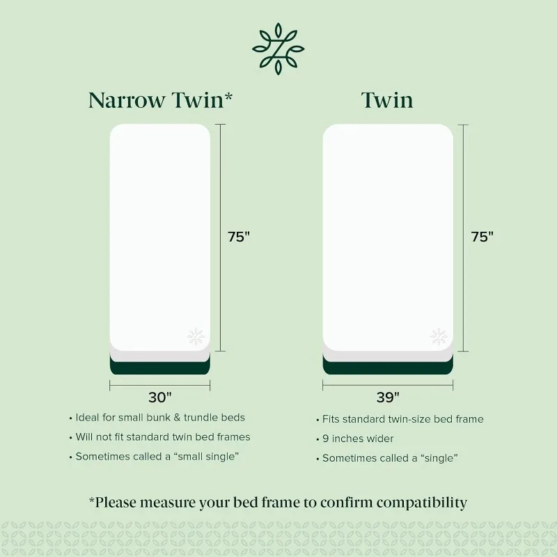 

6 Inch Foam and Spring Hybrid Mattress [New Version], Twin, Medium Firmness, Durable Support, Certified Safe Foams & Fabric