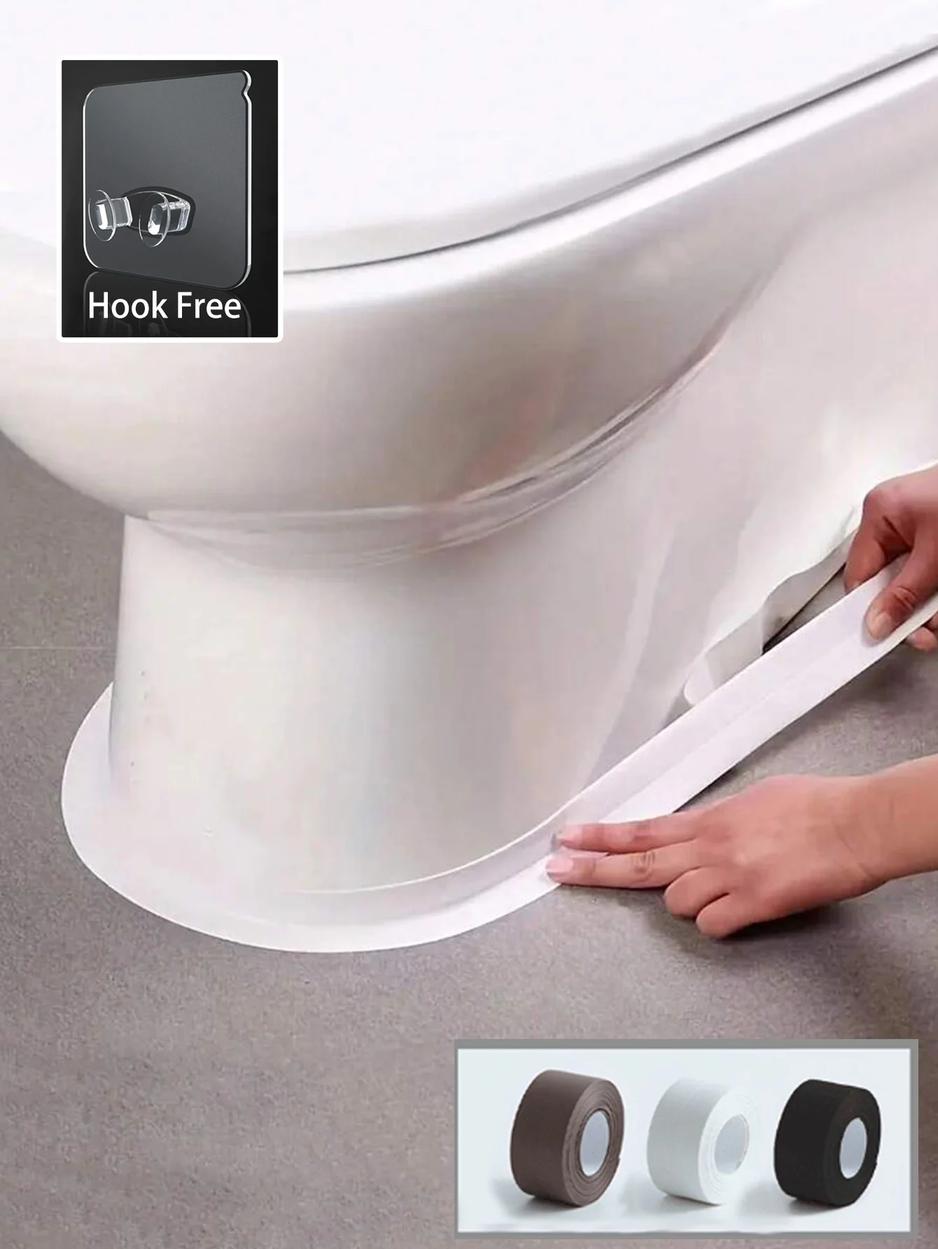 1 لفة من شريط مقاوم للماء بولي كلوريد الفينيل ملصقات مانعة للتسرب ذاتية اللصق سميكة قابلة للتشذيب قالب شق الكراك وباب مقاوم للتلوث #1