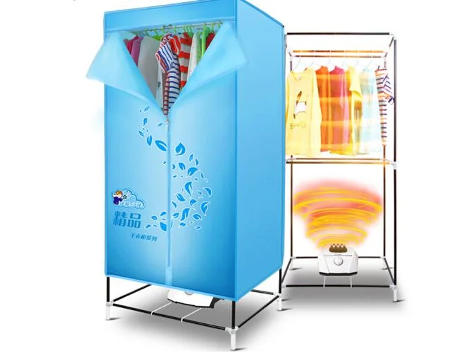 Tidjump เครื่องเป่าแห้งคู่, เครื่องอบแห้งเสื้อผ้าไฟฟ้า TJ-210M ใช้ในครัวเรือนตู้อบแห้งท่อสแตนเลสตู้เสื้อผ้าผ้า