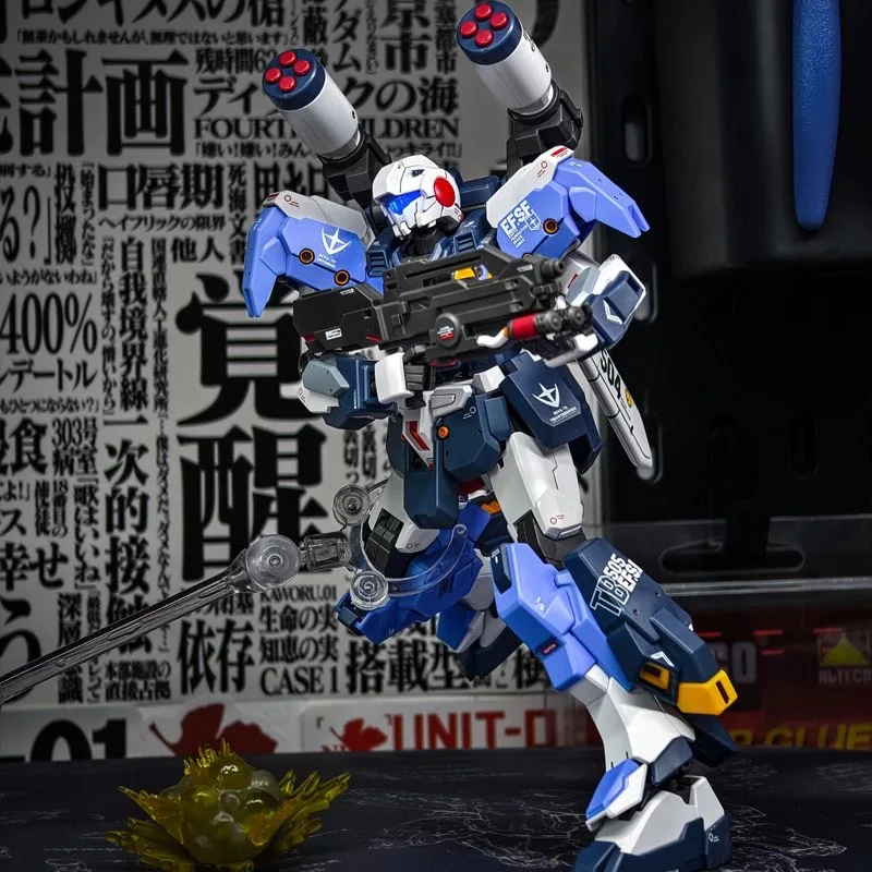 JMS G ライン HG 1/144 標準装甲 RX-81ST G ライン組立モデルキットアクションフィギュアモデルコレクションカスタマイズされたおもちゃギフト