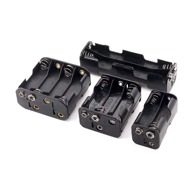2/3/4/6/8 Slots LR06 Battery Holder Connector Storage School Physical Electrical Circuit Experiment Equipment Physics Teaching