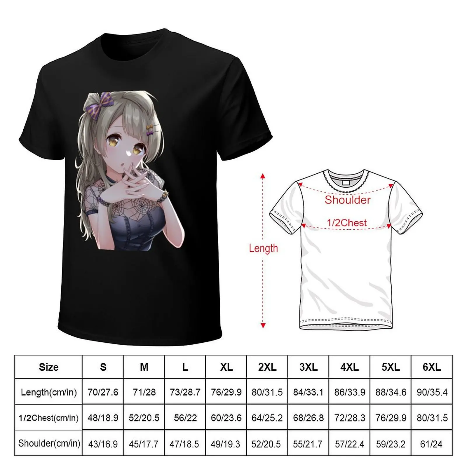 Minami Kotori T-Shirt Work Daily Short Sleeve Top