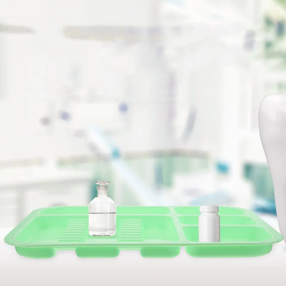 

2pcs Colored Mini Plastic PP Dental Plate Lightweight Daily Use Oral Dentist Trays Treatment Storage Trays Lab Bottle