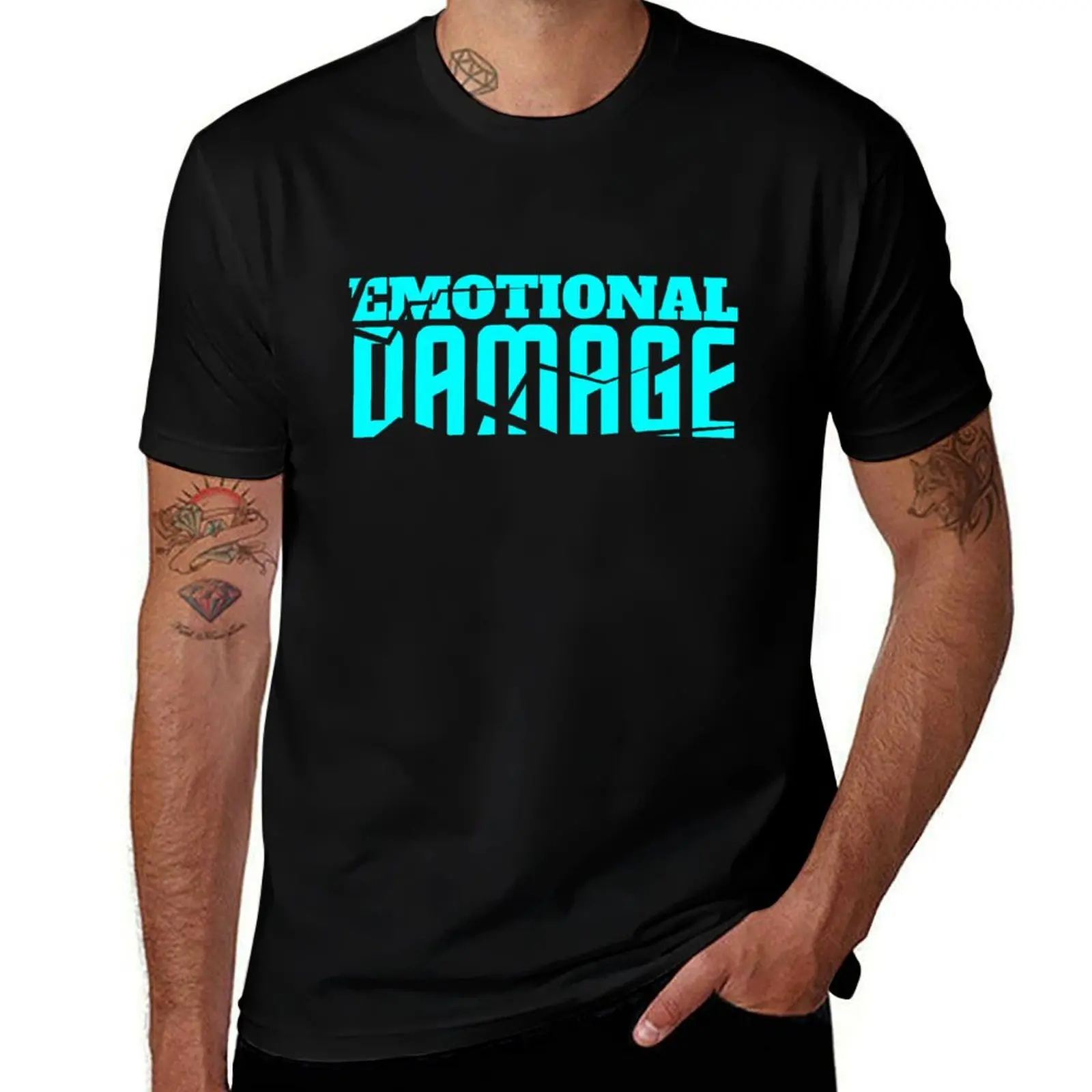 Emotional Damage T-Shirt Summer Print Short Sleeve Tee