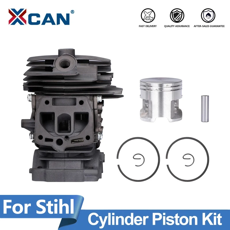 XCAN Cylinder Piston Kit Replacement OEM 1143 020 1203 for Stihl MS251 MS251C MS251CBE NS251CBE-2MIX MS251 Chainsaw Garden Tool