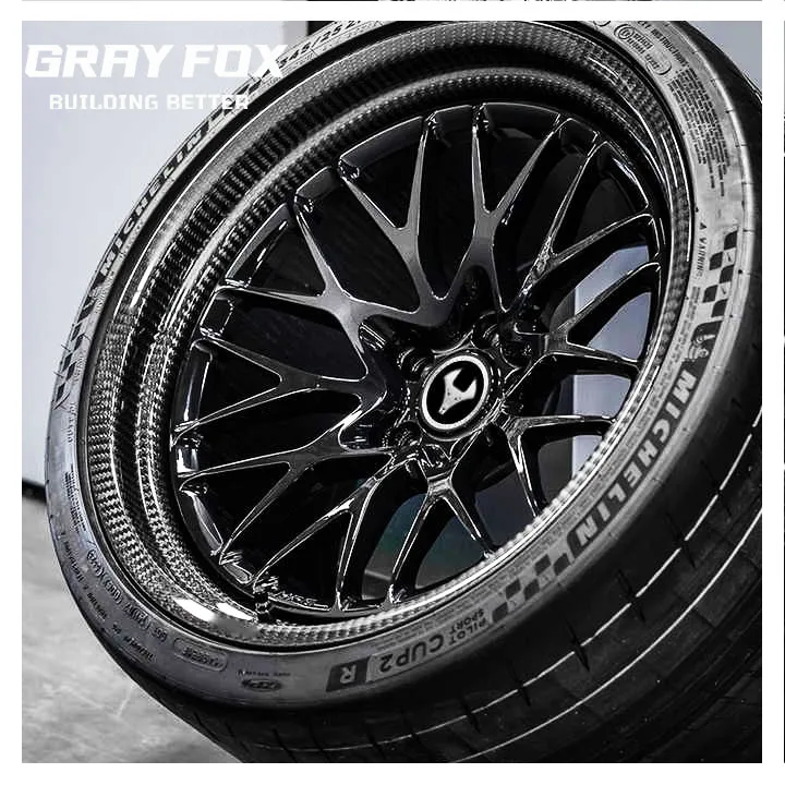 

Кованые диски GRAYFOX Deep Concave 16-22 дюйма 5X114.3/112/120 из алюминиевого сплава и карбона для BMW, Mercedes-Benz, Audi M3, M4, M5, C63, C65