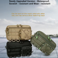 Tactical Fanny Pack, MOLLE - compatible. Multiple - pocket bag for outdoor sports.  pack for camping, cycling & daily carry.