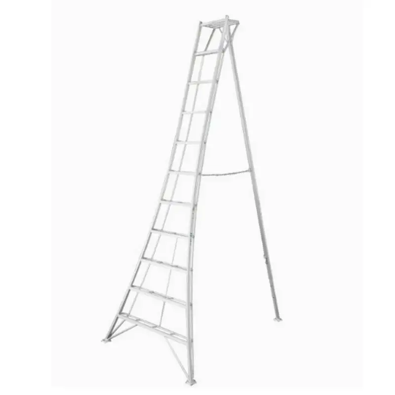 EN131 Aluminum Alloy Fruit Picking Ladder Orchard Cherry Aluminum Harvest Tripod Ladder