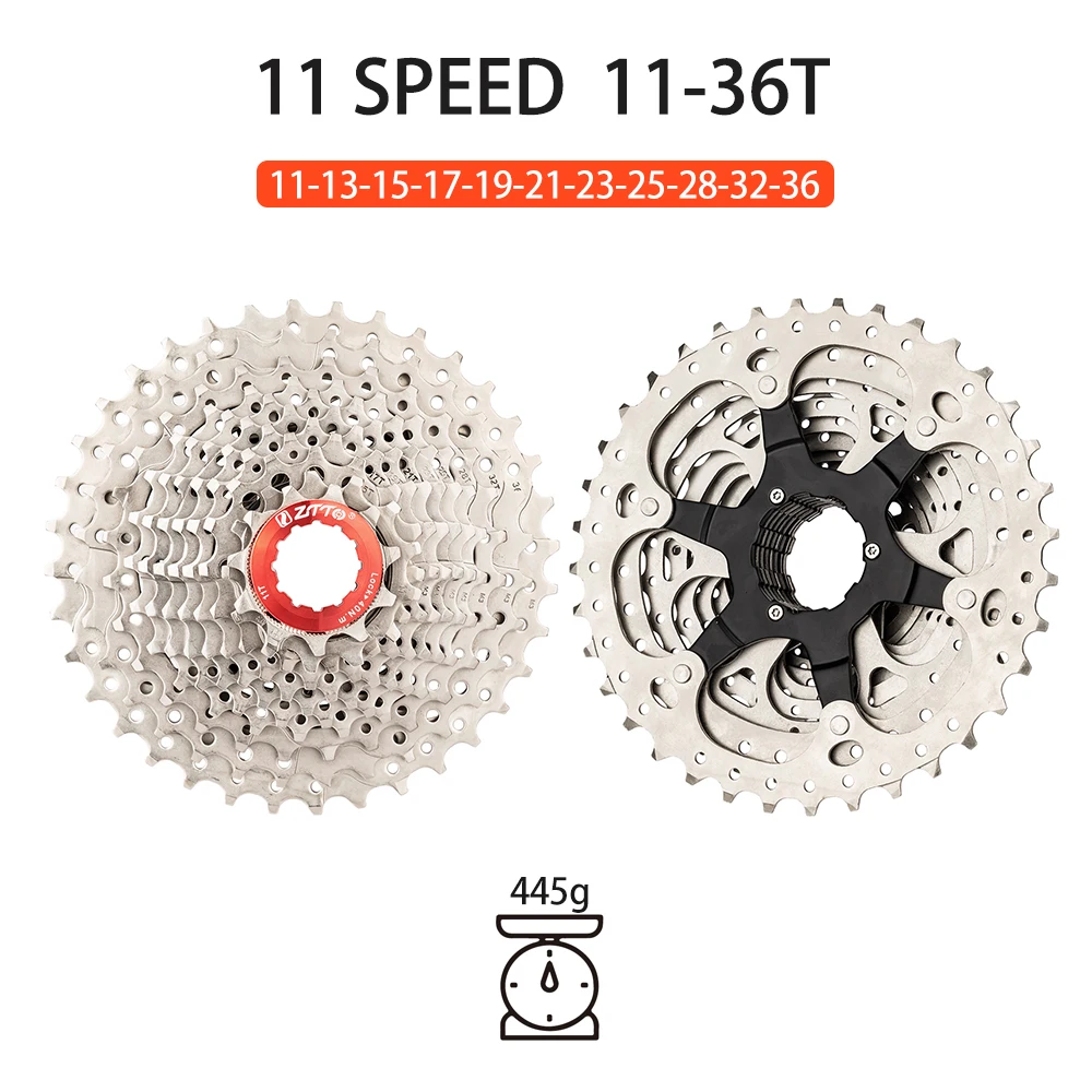 ZTTO Road Gravel Bike11 Geschwindigkeit 11-36T Kassette 11-28T 11s 11-34T 11/25T 11-30T K7 Leichtes Kettenrad 105 Langlebiger Fahrradzug – Detail 17