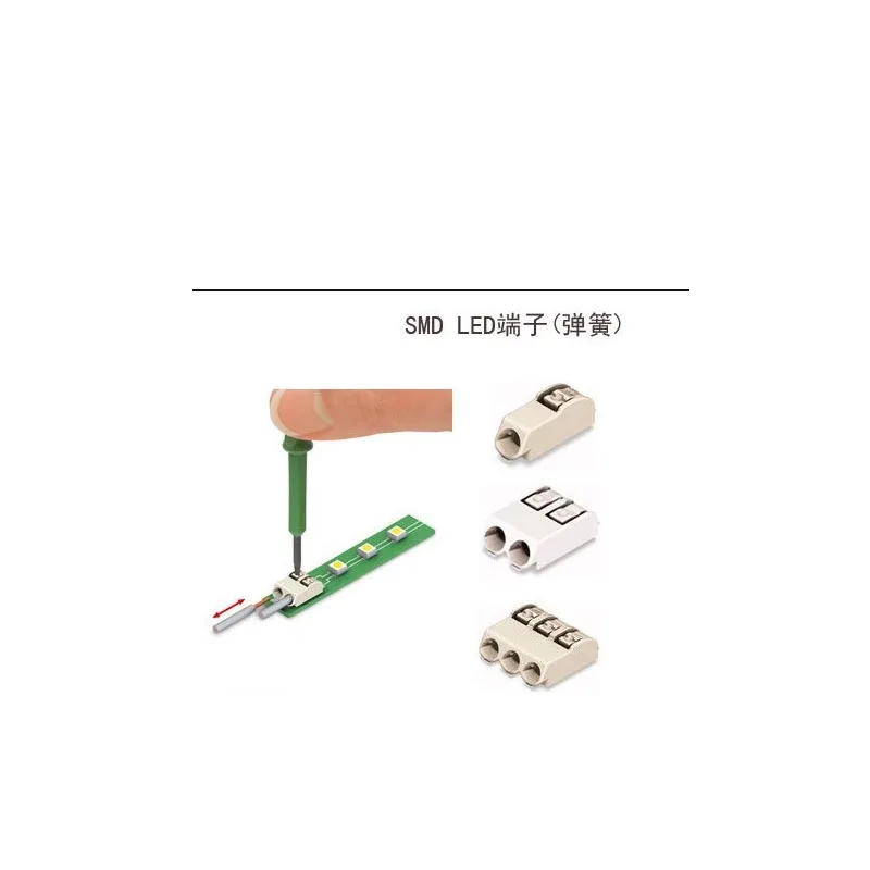 2pcs/lots imported from Germany 3 holes 2060-403 SMD terminals LED strip light connector strip connector switch