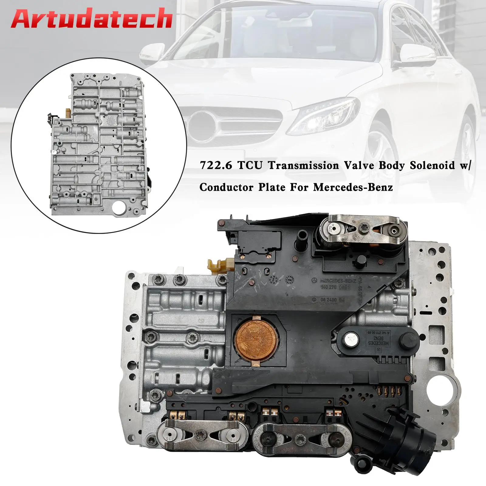 Artudatech 722.6 TCU Transmission Valve Body Solenoid w/Conductor Plate For Mercedes-Benz