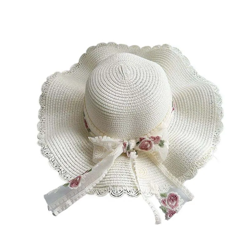 Womens Spring and Summer Caps Sunscreen Straw Men Women Sun Hats Outdoor Gift Travel Classic MJ1243