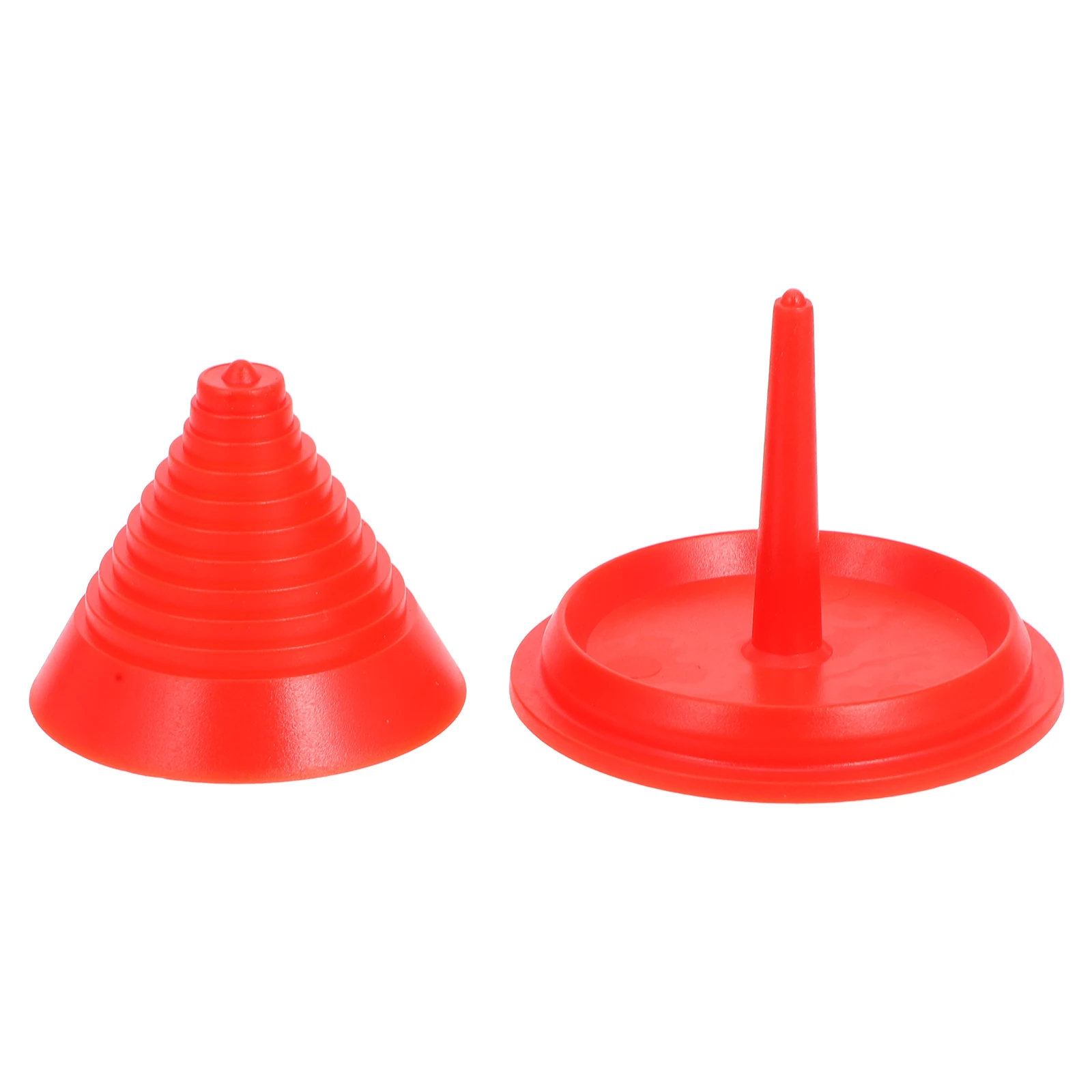 

4pcs Blade Lawn Mower Blades Balancing Tool Red ABS Efficient Cutting Durable Sharpener Garden Hardware Simplify