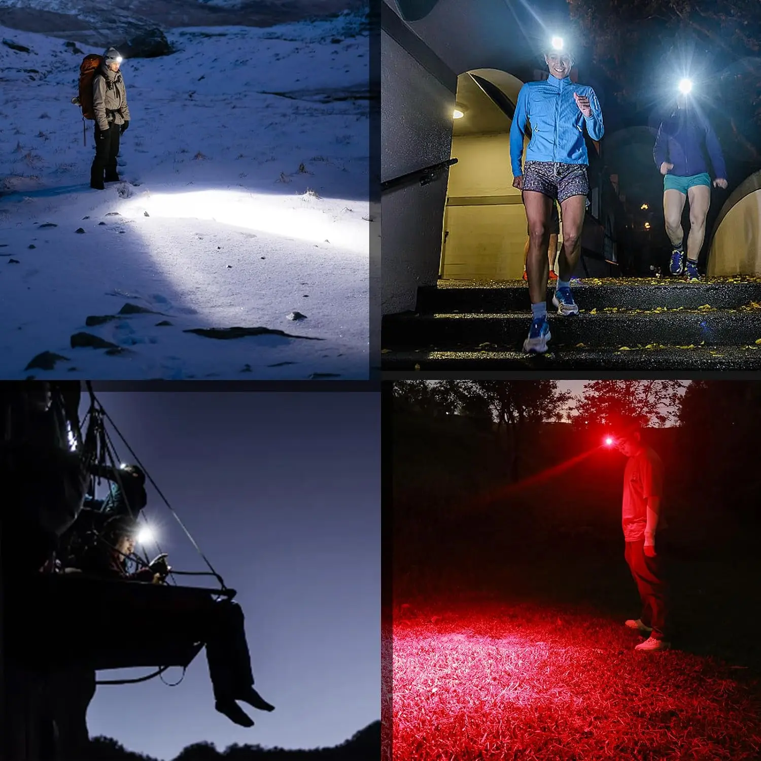 Wurkkos-HD50 21700 Headlamp 2A Rechargeable 4000lm XHP50.3 HI+LH351D+660nm Red Light IPX8 Toollamp Magnetic Tail Night Running