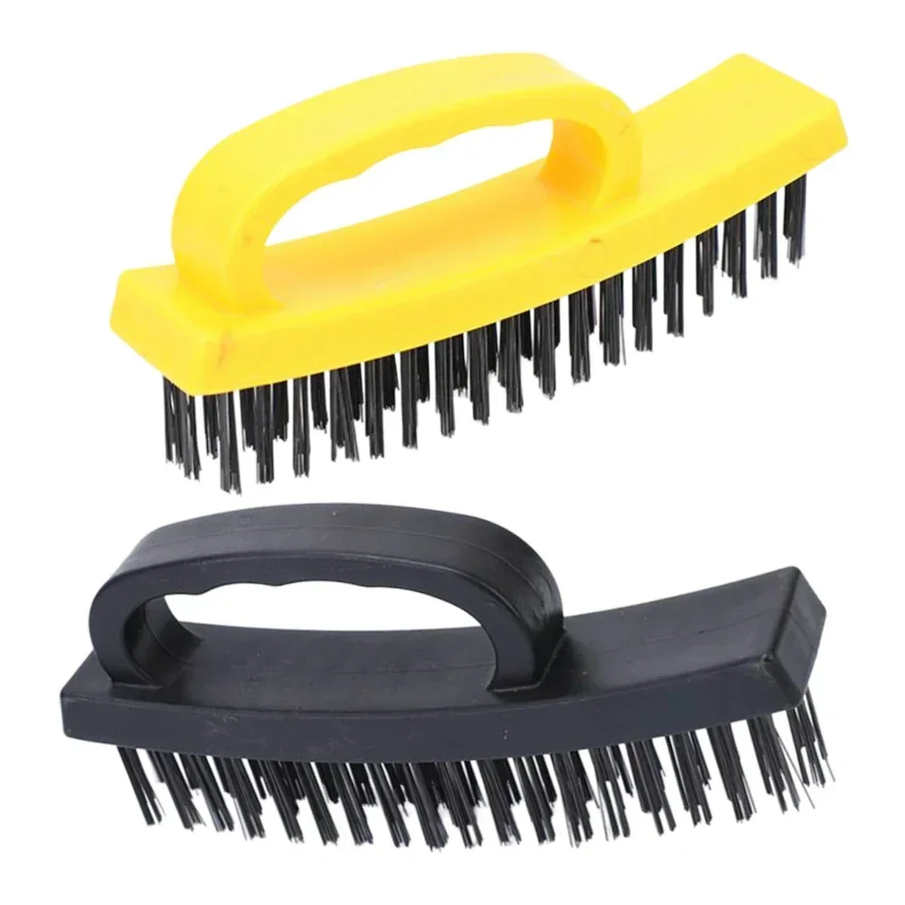 

2 шт. промышленные проволочные щетки с удобными ручками, предназначенные для сверхмощных устройств для очистки от ржавчины и грязи