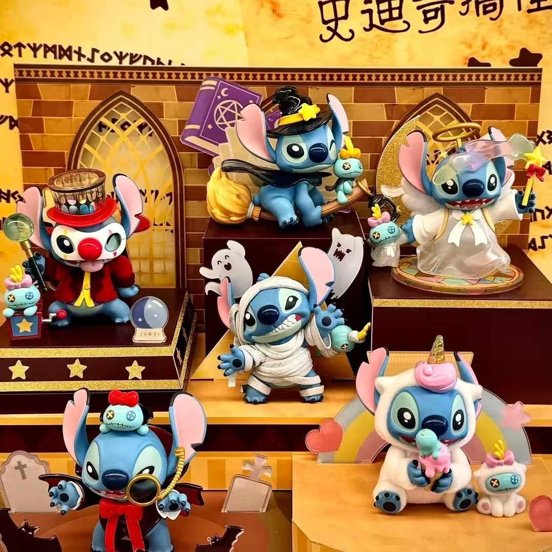 Stitch's Bizarre Dagboek 2.0 Serie Blind Box Handgemaakte Stitch Model Trendy Play Desktop Ornament Home Cartoon Decoratie Kawaii